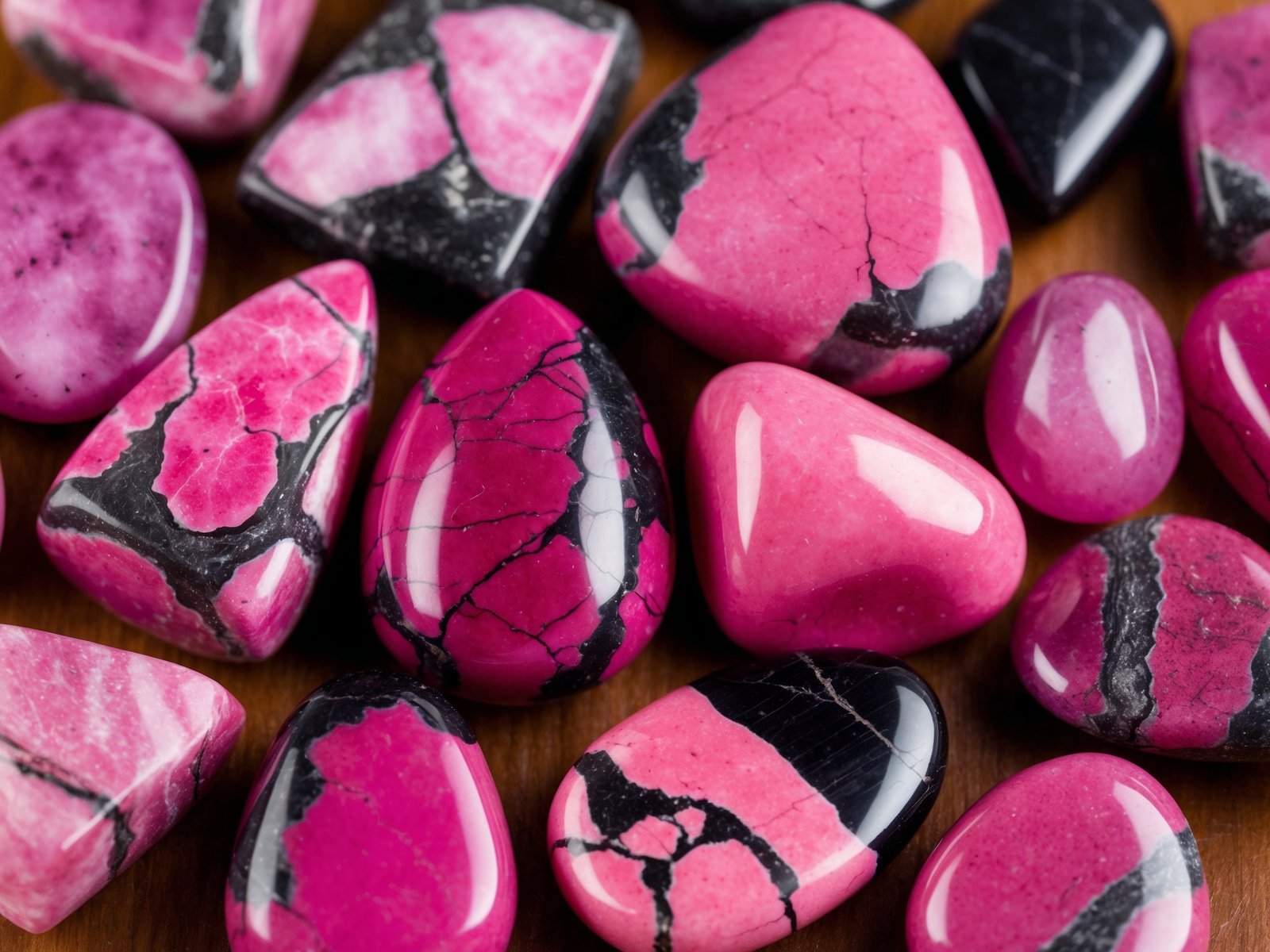 rhodonite stones