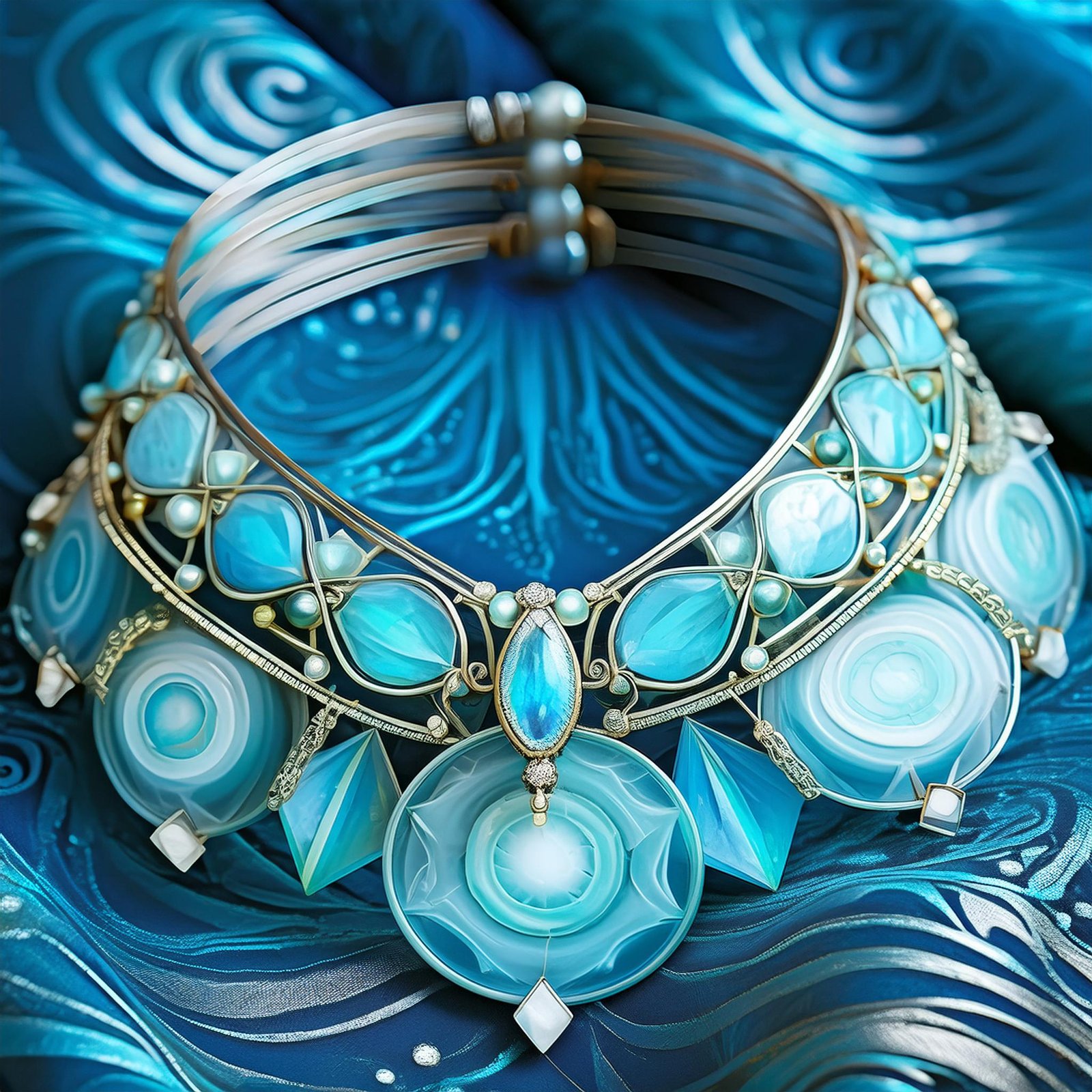 Larimar doğal taş